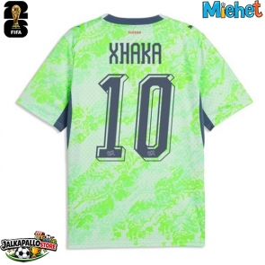 Sveitsi Granit Xhaka #10 Vieraspaita MM-kisat 2026 Lyhythihainen